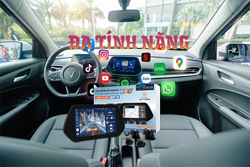 Phong cách thiết kế sang trọng – bộ chuyển đổi màn hình Android VF5 hiện đại