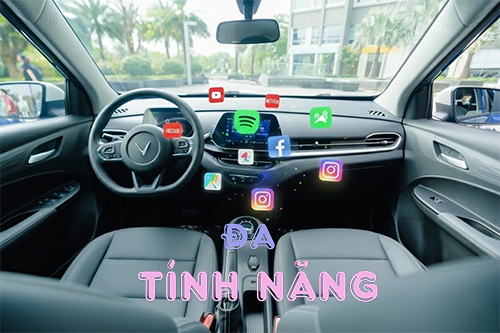 Bộ chuyển đổi màn hình Android VF5 thiết kế sáng tạo – nâng tầm nội thất xe