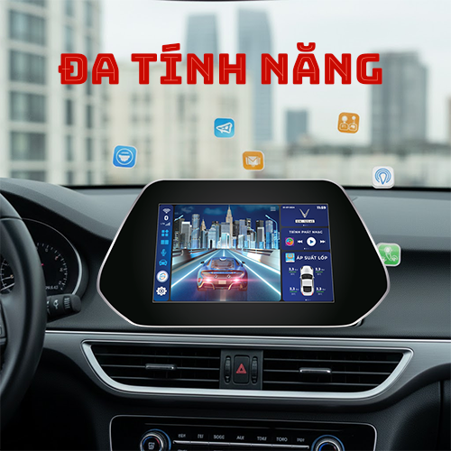 Trải nghiệm hiện đại với bộ chuyển đổi màn hình Android VF5 thiết kế tối giản