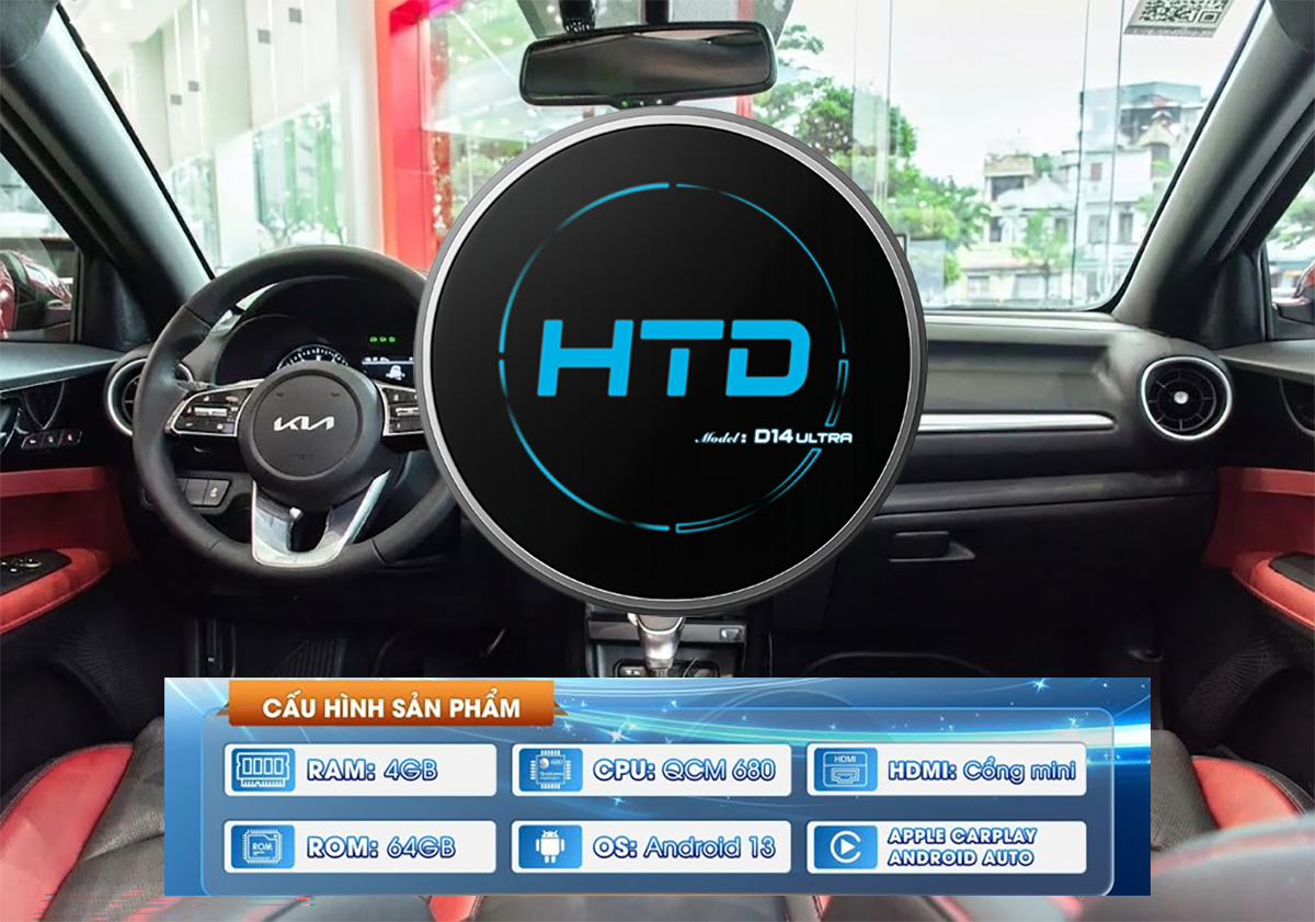 Android Box cho KIA K3 1.6 AT Luxury – Phong cách sang trọng, tiện ích vượt trội