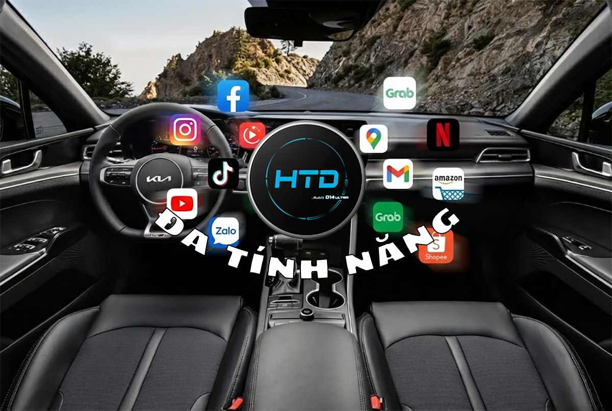 Android Box cho KIA K5 2.0 Luxury – Thiết kế sang trọng, trải nghiệm khách hàng toàn diện