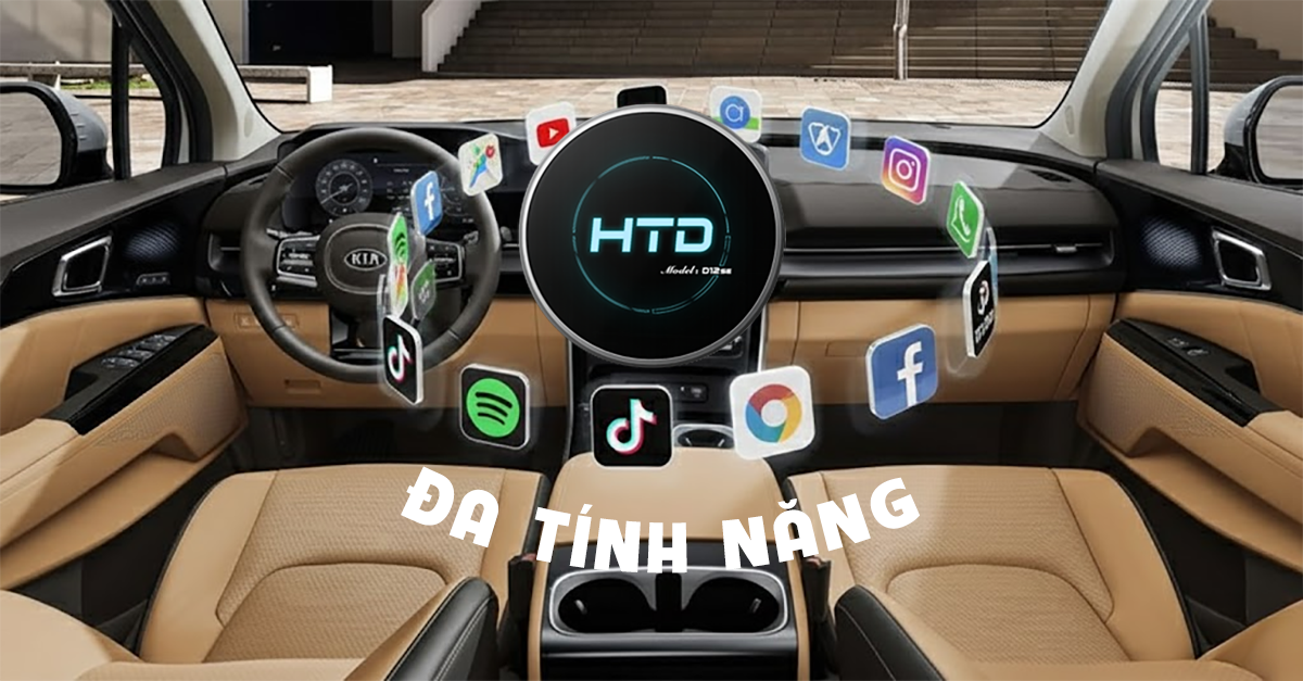 Android Box cho KIA Carnival Premium – Thiết kế tối giản, tinh tế và sang trọng trong từng chi tiết