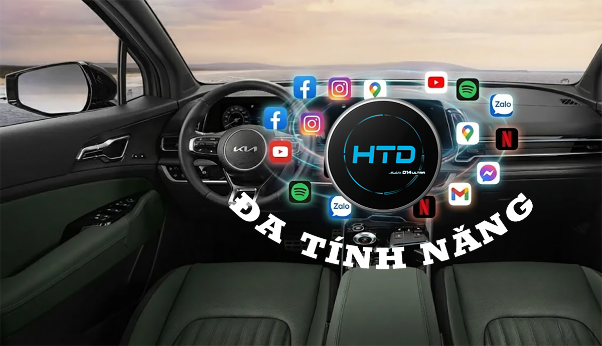 Android Box cho KIA Sportage 2.0G Luxury – Phong cách hiện đại, vận hành mượt mà như smartphone