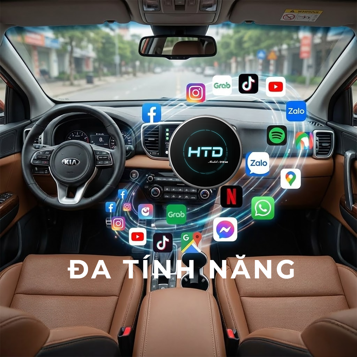 Android Box cho KIA Sportage 2.0D Signature – Thiết kế đẹp mắt, tinh tế cùng bảo hành chu đáo 24/7