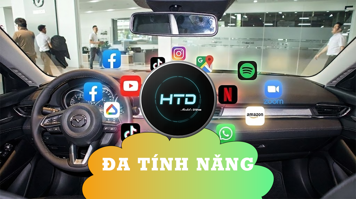 Android Box cho Mazda 6 Sedan – Cấu hình mạnh, tốc độ xử lý vượt trội