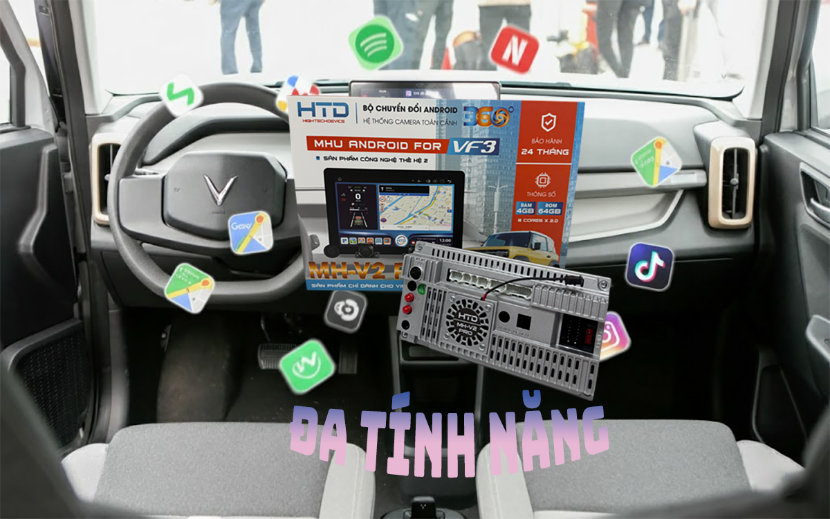 Bộ Chuyển Đổi Màn Hình Android VF3: Dễ Dàng Biến Màn Hình Zin Thành Smart