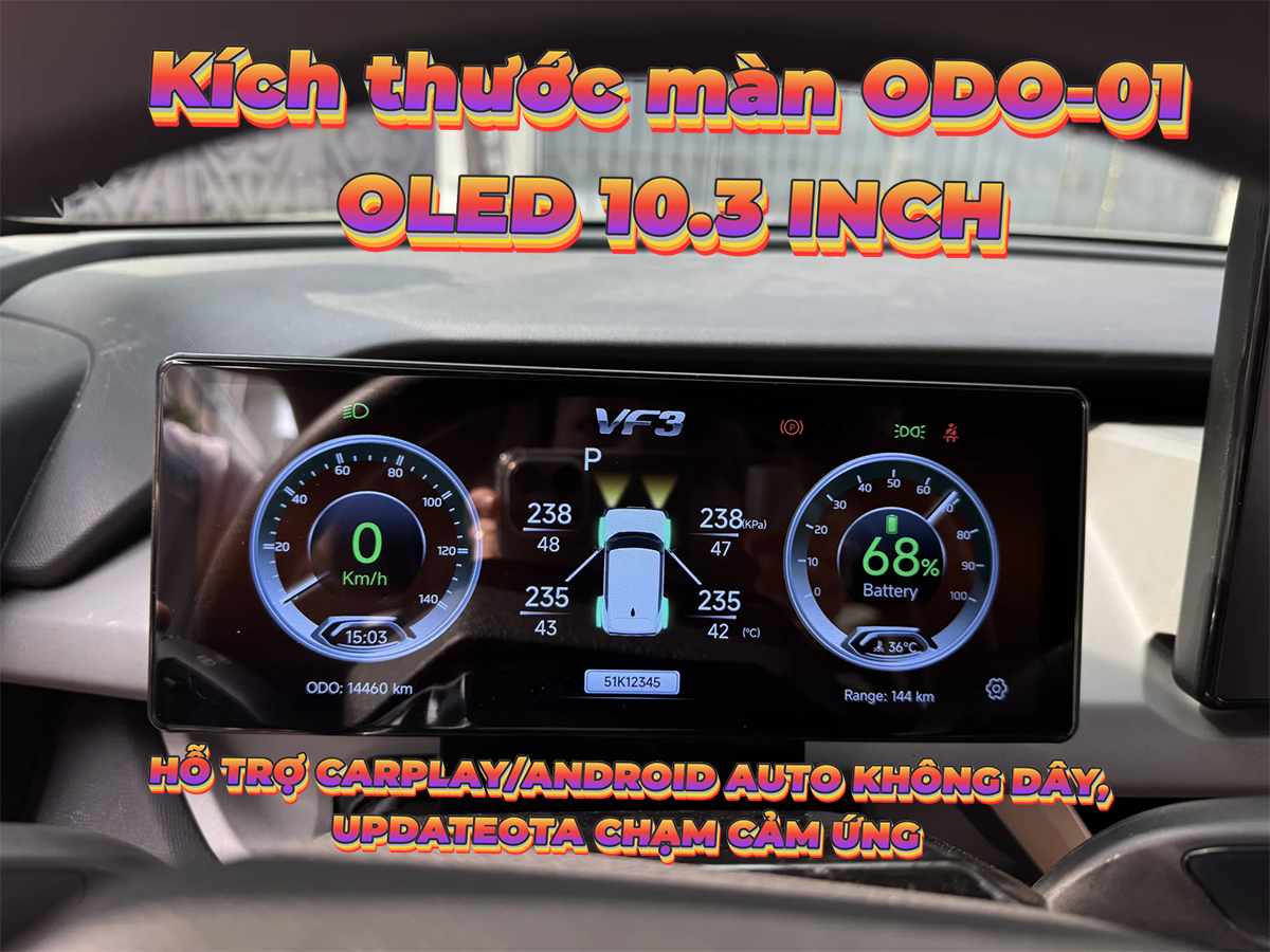 Màn Hình ODO VF3 Hậu Mãi Tốt, Bảo Hành Dài Hạn