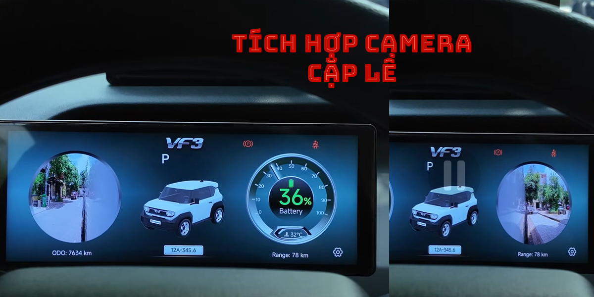 Màn Hình ODO VF3 Thiết Kế Tối Giản Nhưng Hiện Đại