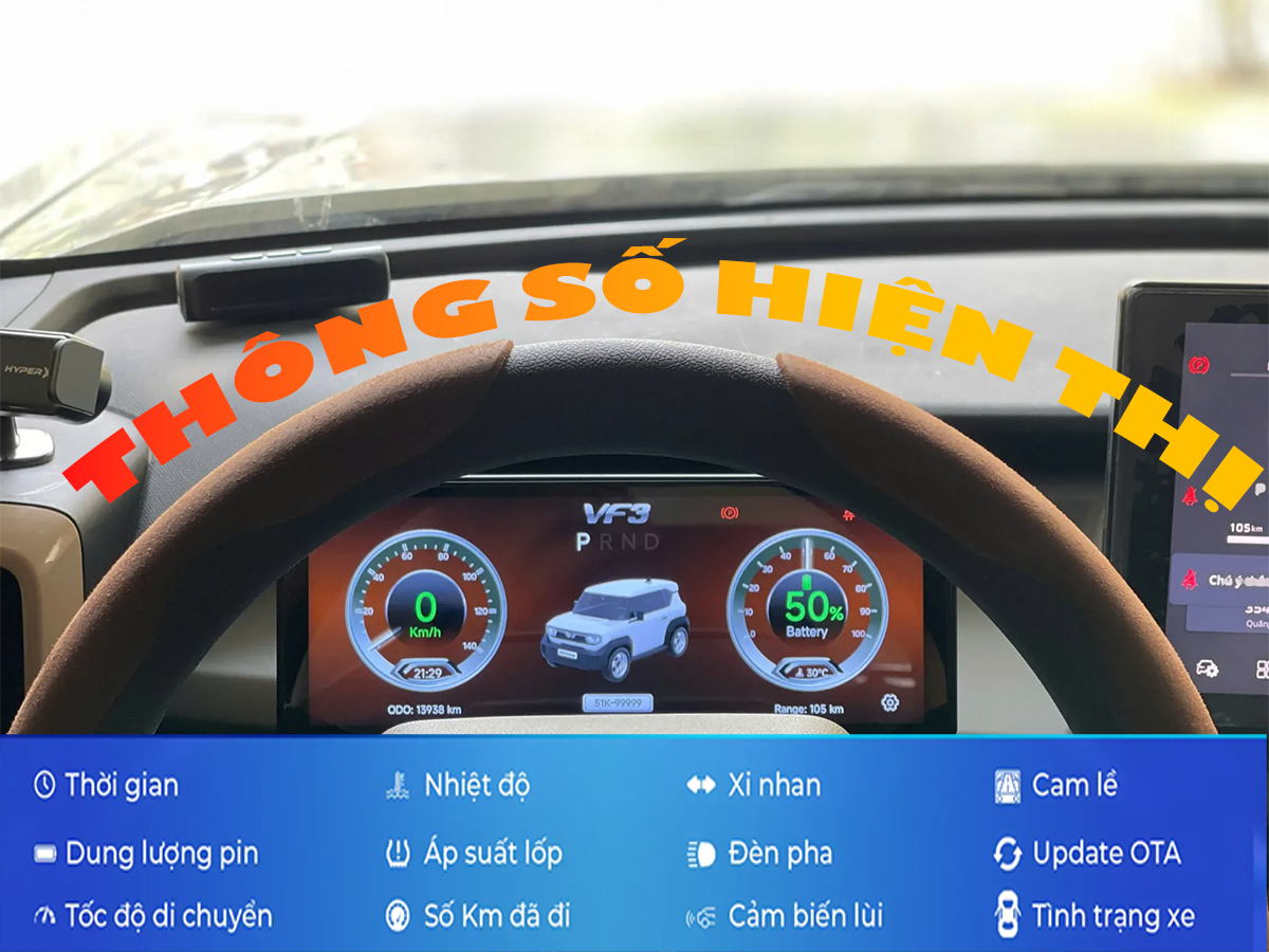 Màn Hình Thông Minh ODO VF3 Minh Bạch Thông Tin, Giá Niêm Yết