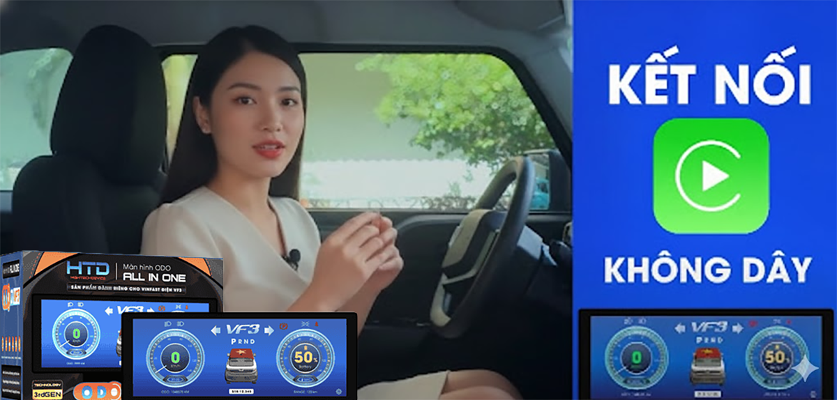 Nâng Tầm Nội Thất Với Màn Hình ODO VF3 Phong Cách Sang Trọng