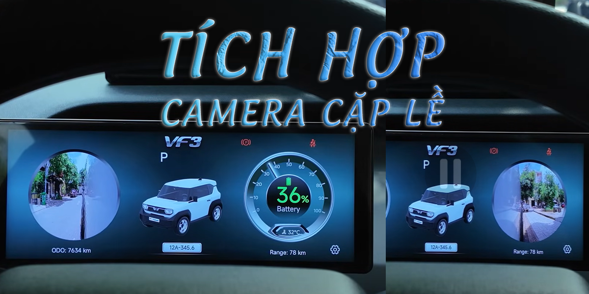 ODO VF3 Màn Hình Thông Minh – Cấu Hình Mạnh, Hỗ Trợ Vietmap