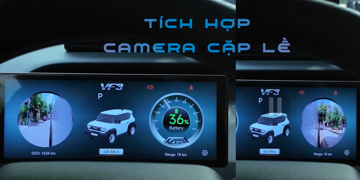 Phiên Bản Màn Hình ODO VF3 Thiết Kế Hiện Đại, Thi Công Nhanh
