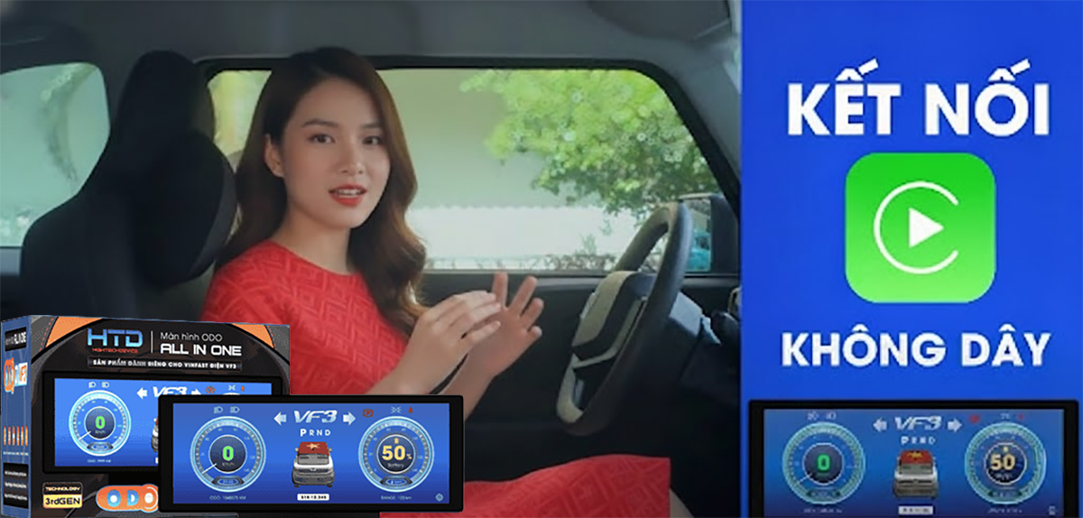 Phiên Bản Màn Hình ODO VF3 Thiết Kế Hiện Đại, Thi Công Nhanh