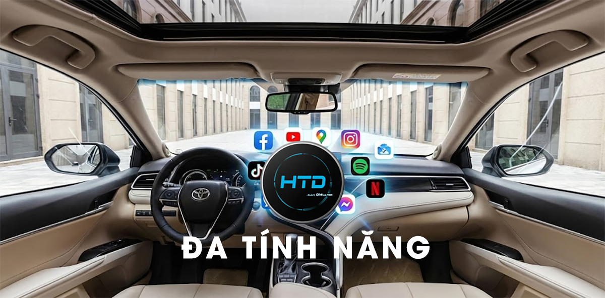 Android Box cho Toyota Camry 2.5Q – thiết kế sáng tạo, cấu hình mạnh, chạy mượt mọi ứng dụng giải trí