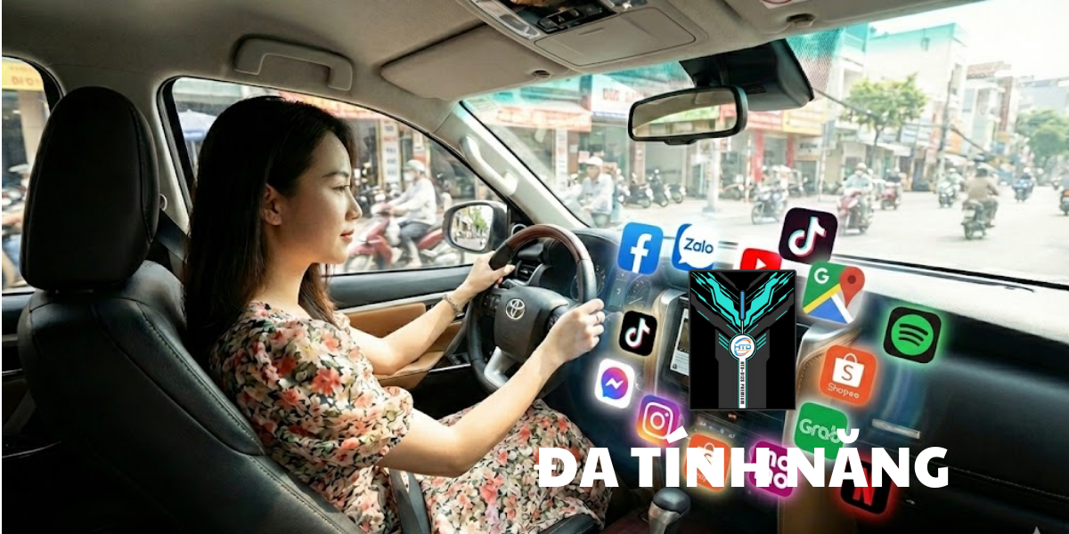 Android Box cho Toyota Fortuner 2.8AT hiệu năng ổn định