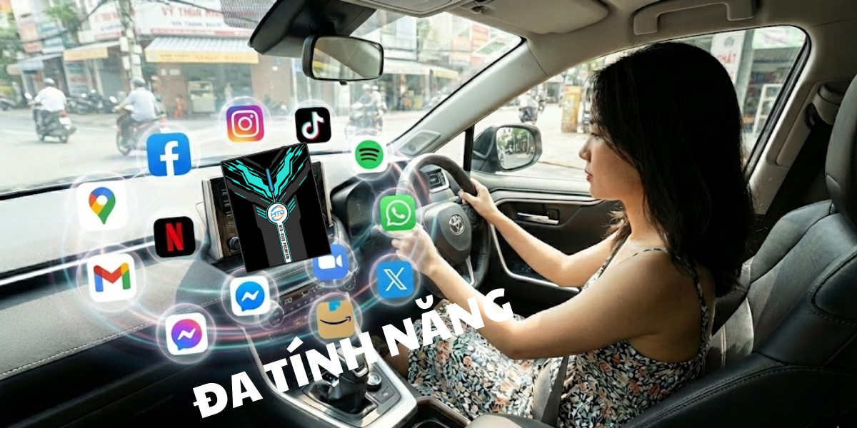 Android Box cho Toyota RAV4 hybrid tiết kiệm năng lượng