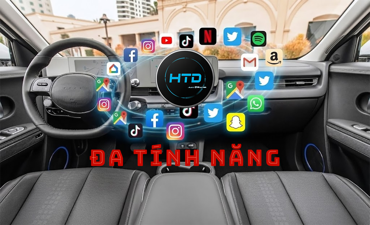 Android Box cho Hyundai IONIQ 5 – thiết kế hiện đại, tích hợp CarPlay và điều khiển giọng nói cực nhạy