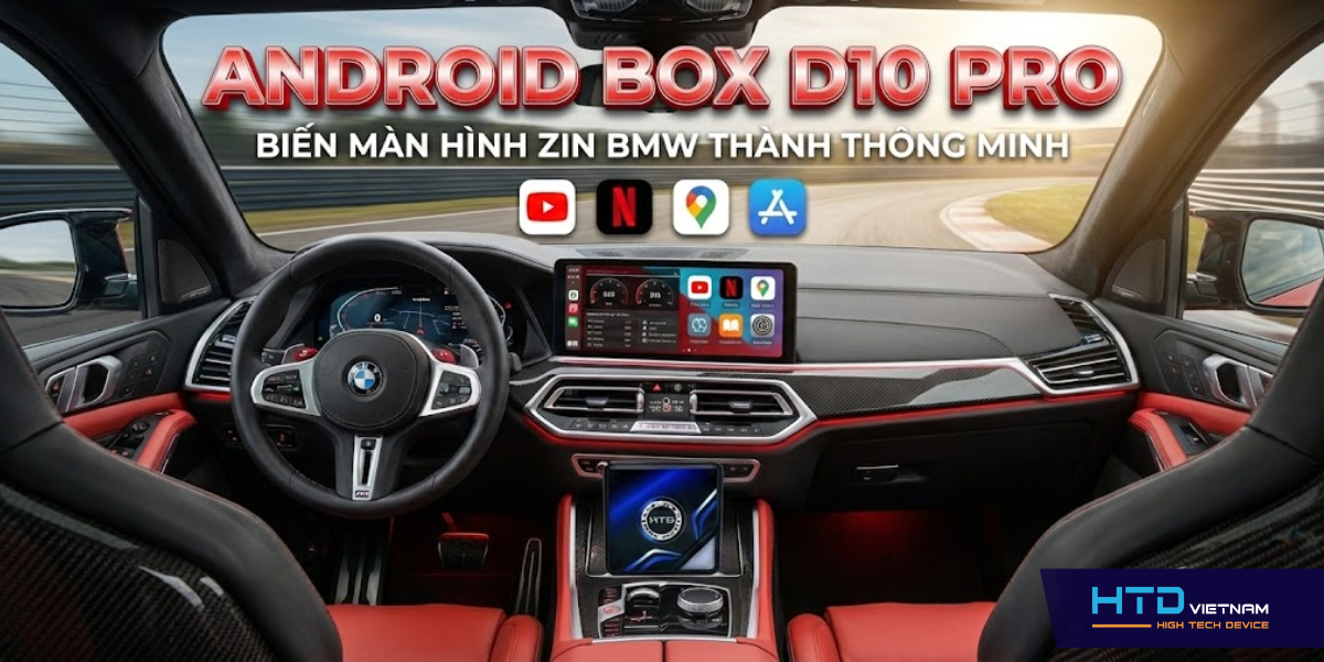 Android Box thông minh nhất thị trường cho BMW X5 xDrive40i M Sport