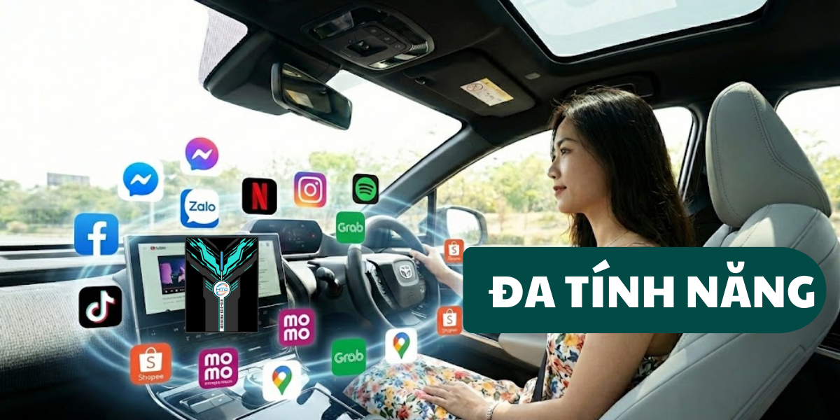 Android Box cho Toyota bZ4X biến màn zin thành smart chỉ trong vài giây