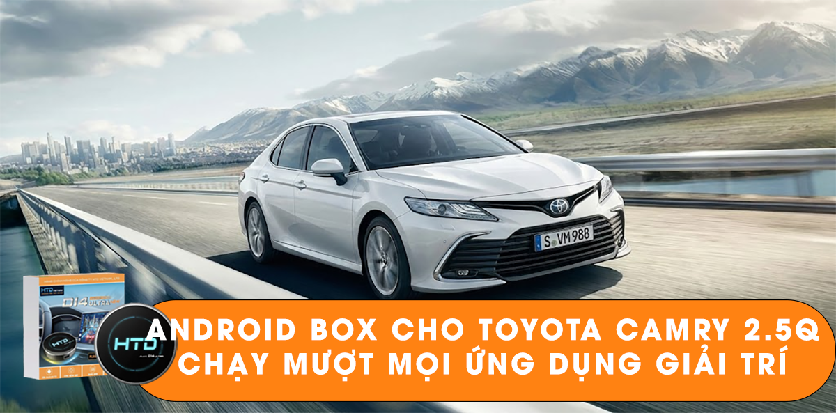 Android Box cho Toyota Camry 2.5Q chạy mượt mọi ứng dụng giải trí
