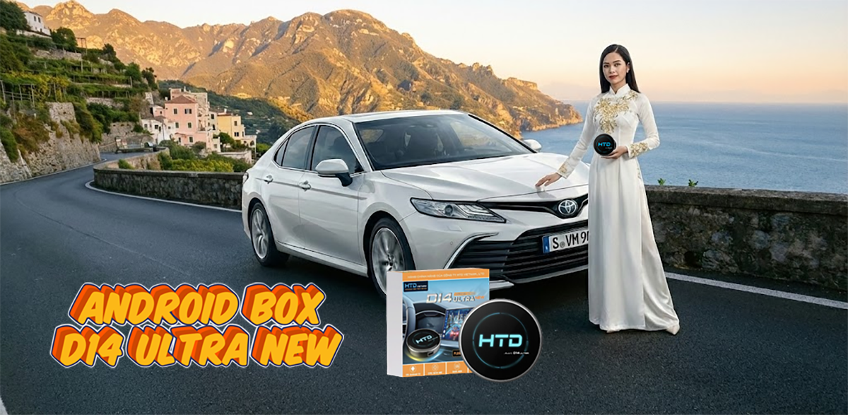 Android Box cho Toyota Camry 2.5Q chạy mượt mọi ứng dụng giải trí