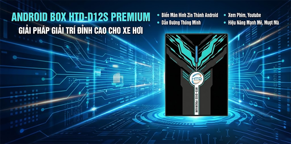 Android Box cho Toyota Fortuner 2.7AT đầu tư công nghệ hiện đại