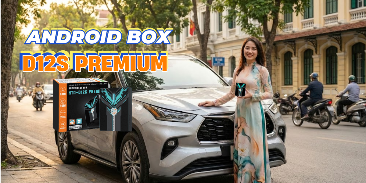 Android Box cho Toyota Highlander Hybrid thiết kế đẹp mắt