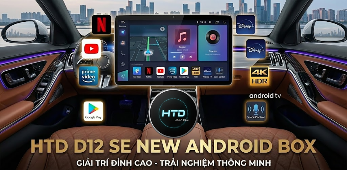 Android Box cho Toyota Innova 2.0G AT hỗ trợ Vietmap và YouTube mượt mà