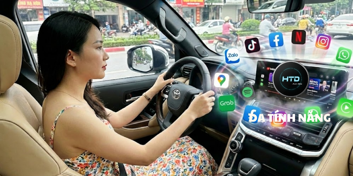 Android Box cho Toyota Land Cruiser 3.5L V6 Turbo chất lượng cao cấp