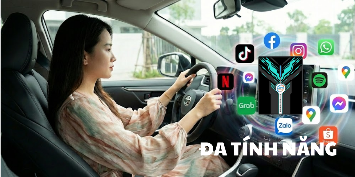 Android Box cho Toyota RAV4 2.0L hỗ trợ Vietmap và GPS chính xác từng km