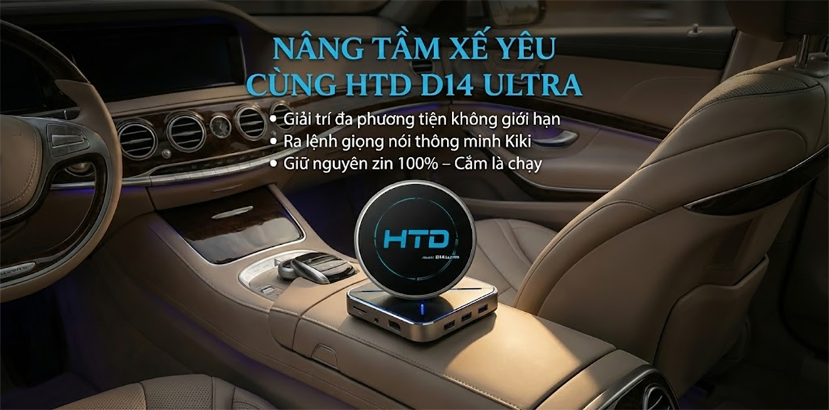 Android Box cho Toyota Vios E CVT đầu tư công nghệ hiện đại