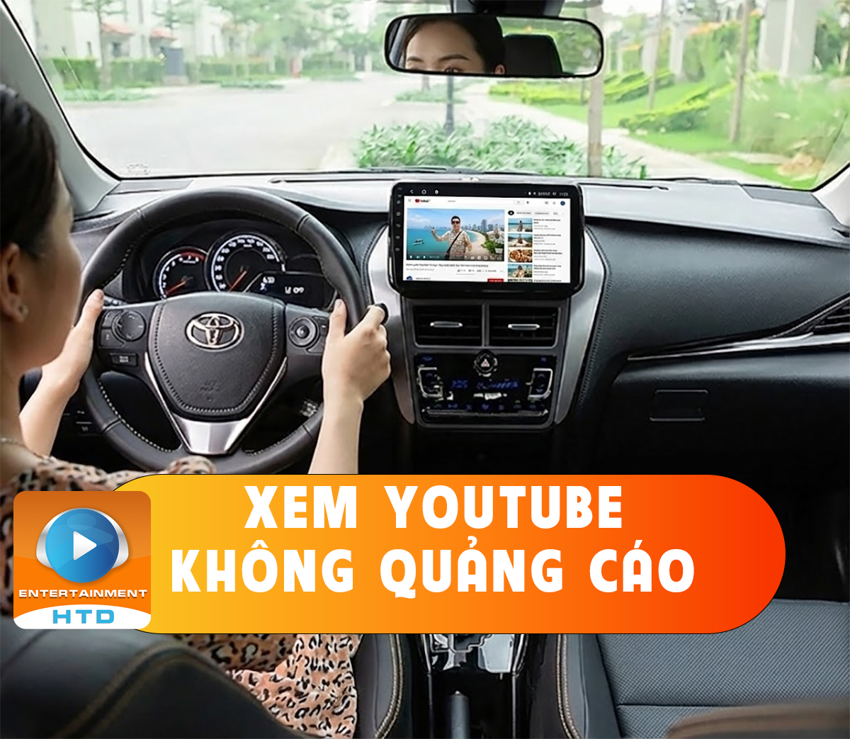Android Box cho Toyota Vios G CVT tích hợp Bluetooth và GPS ổn định