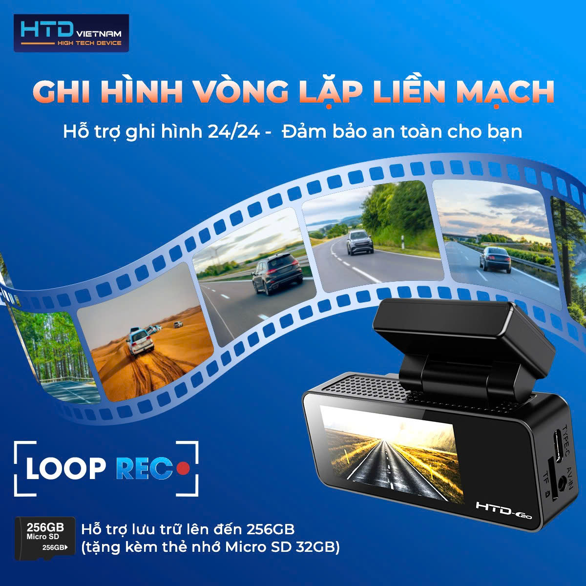 Camera hành trình C20 – Công nghệ ghi hình thông minh, dễ sử dụng