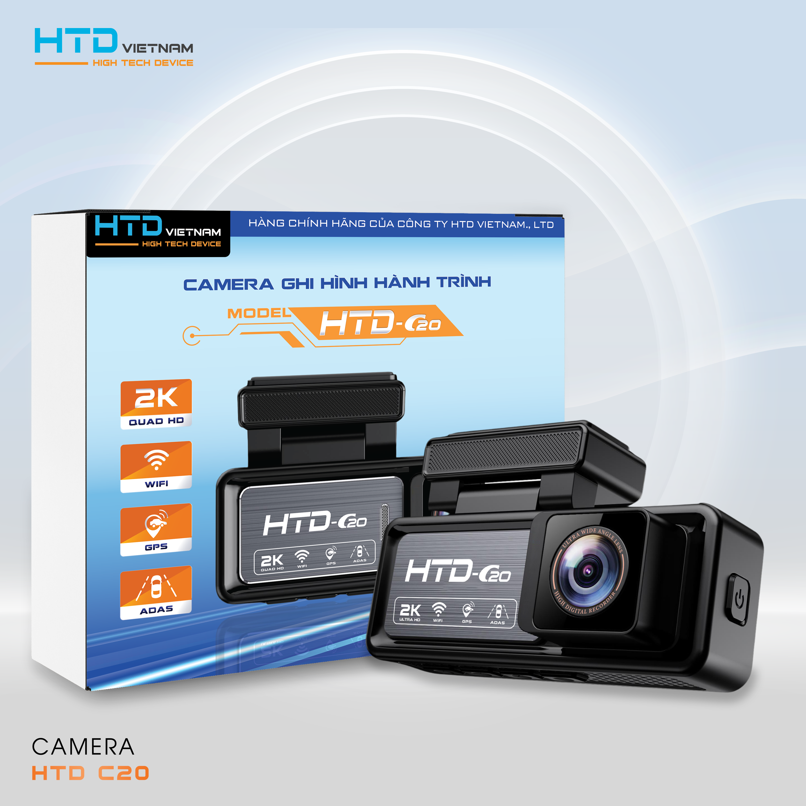 Camera Hành Trình HTD C20-2K Slide 2
