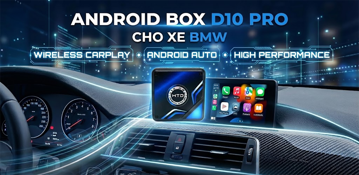 Cấu hình mạnh nhất thị trường với Android Box cho BMW i4