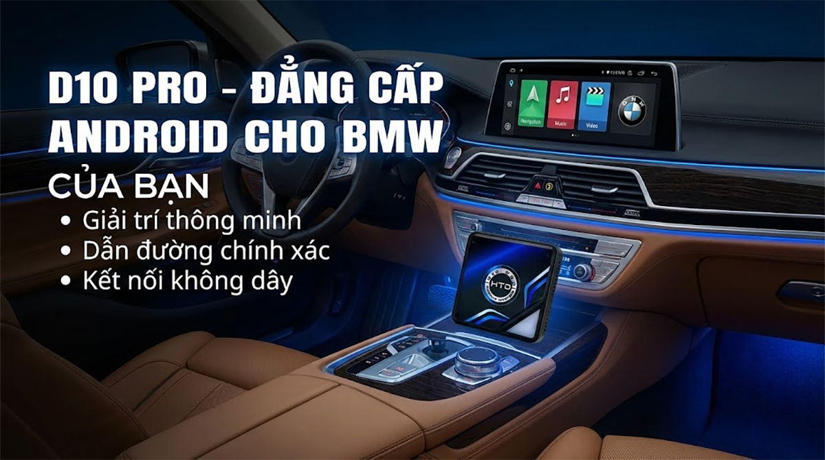 Công nghệ độc quyền chất lượng cao trên BMW X1 nhờ Android Box hiện đại