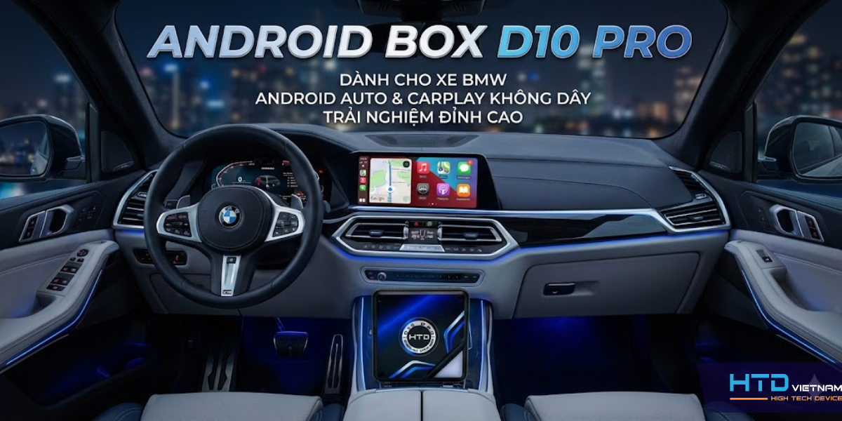 Thiết kế sang trọng kết hợp CarPlay & GPS với Android Box cho BMW X6