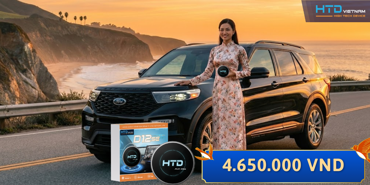 Android Box cho Ford Explorer xem YouTube, Netflix không cần đổi màn