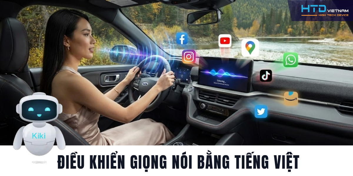 Android Box cho Ford Explorer xem YouTube, Netflix không cần đổi màn