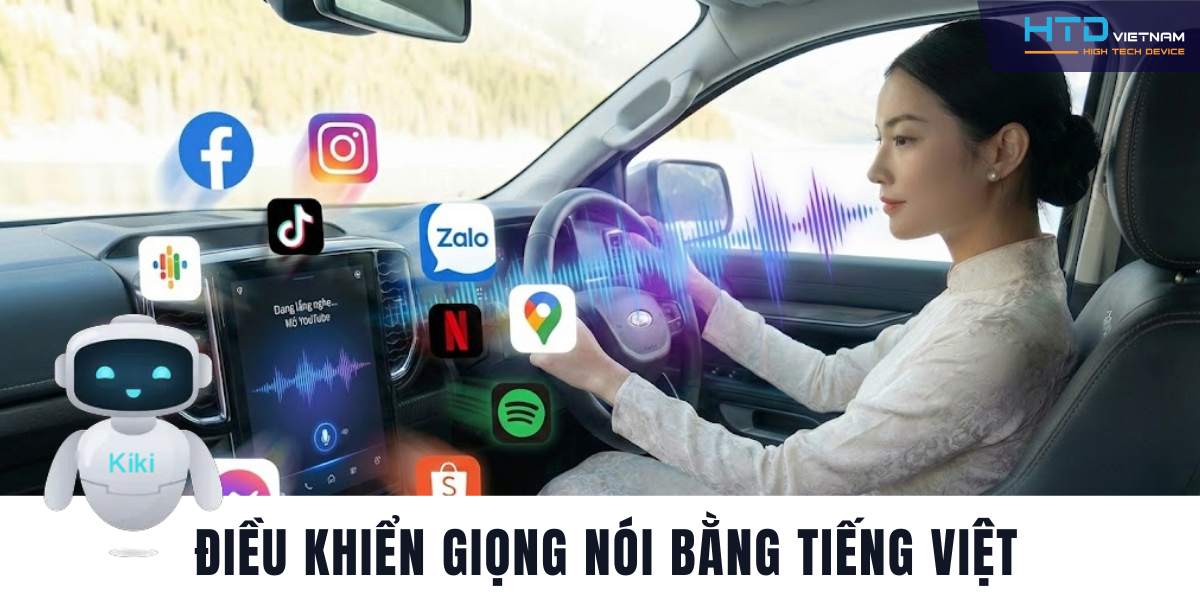 Android Box cho Ford Ranger tích hợp bản đồ, nhạc online cực nhạy