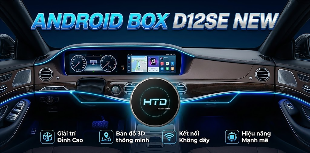 Android Box cho Ford Ranger tích hợp bản đồ, nhạc online cực nhạy