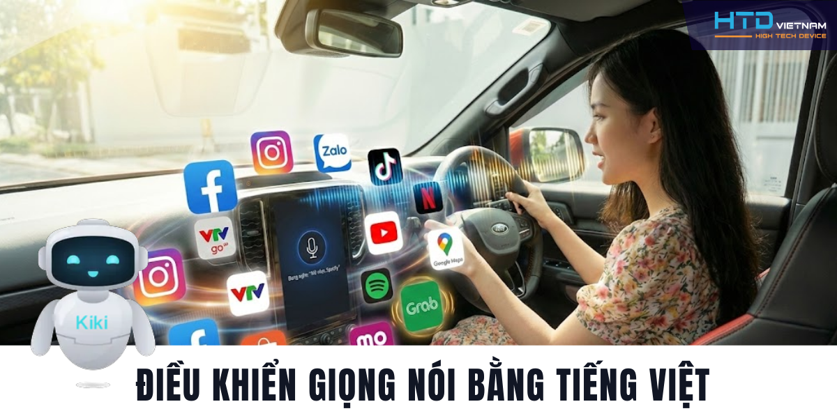 Android Box cho Ford Ranger Raptor chuẩn phong cách offroad hiện đại