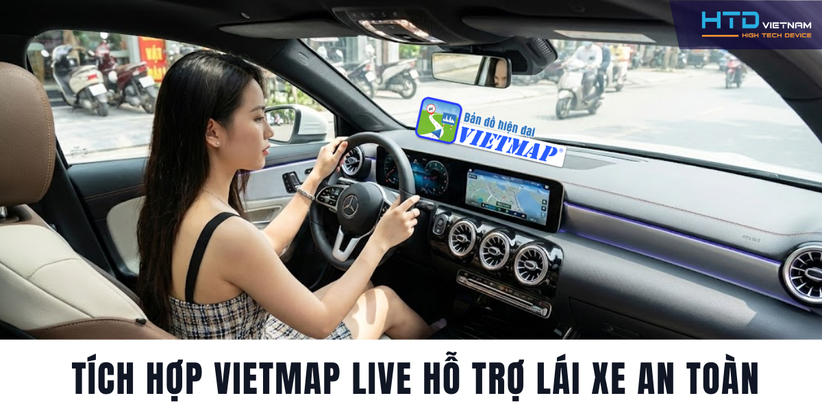 Android Box cho Mercedes A200 nâng cấp giải trí mượt mà trên màn hình zin