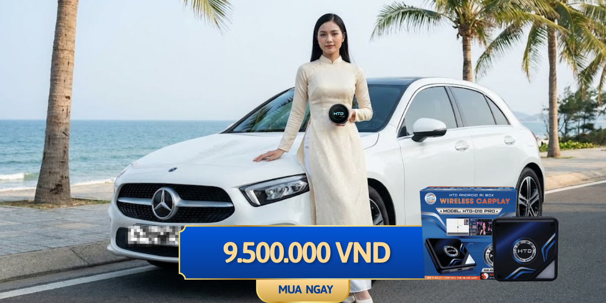 Android Box cho Mercedes A250 biến màn hình thành trung tâm công nghệ