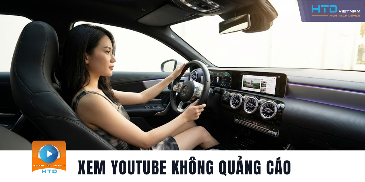 Android Box cho Mercedes A35 AMG giải trí thông minh cho sedan thể thao