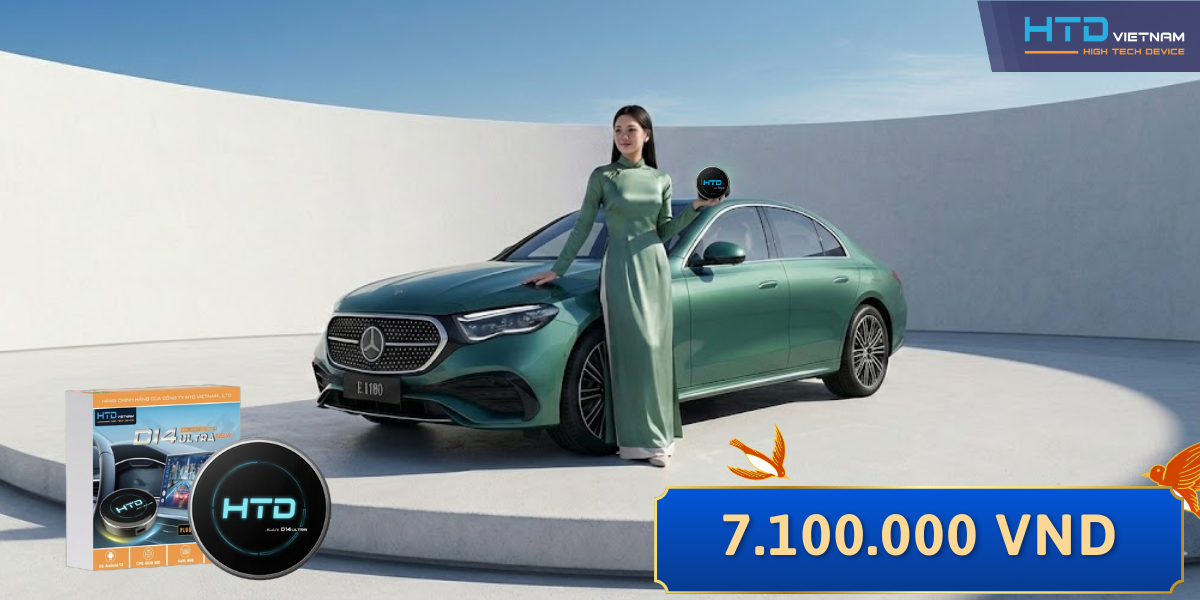 Android Box cho Mercedes E180 giải trí thông minh, sử dụng linh hoạt