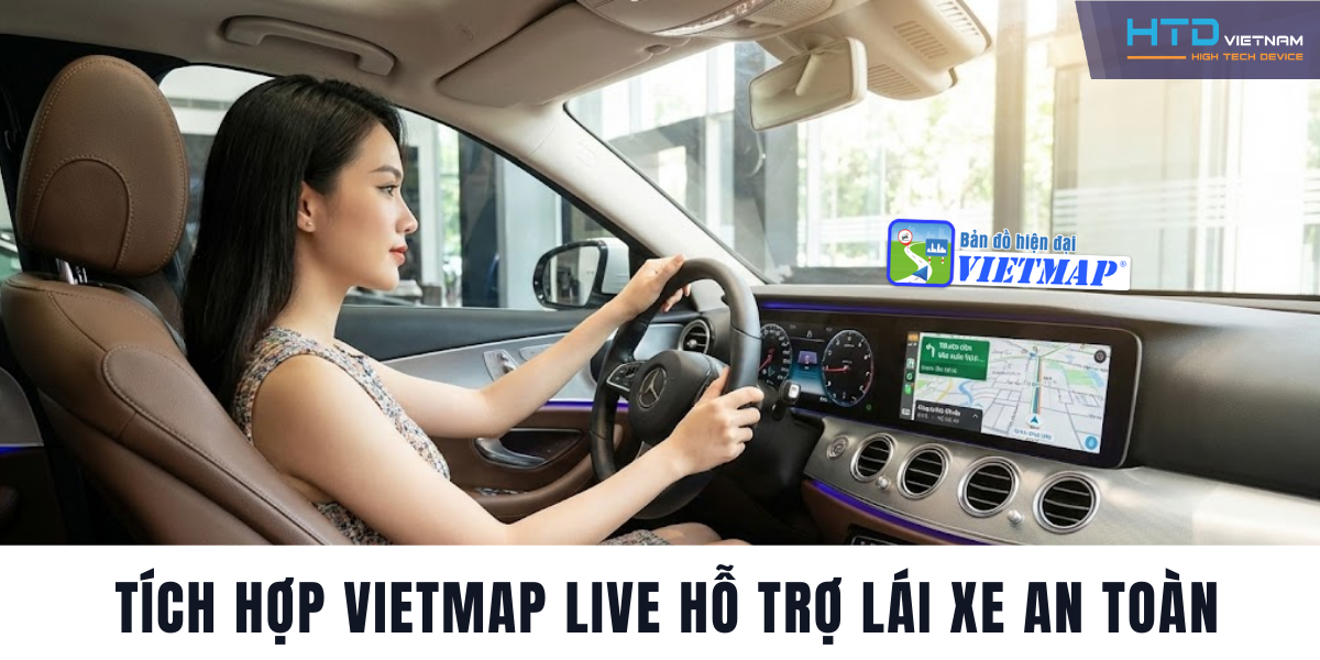 Android Box cho Mercedes E180 giải trí thông minh, sử dụng linh hoạt