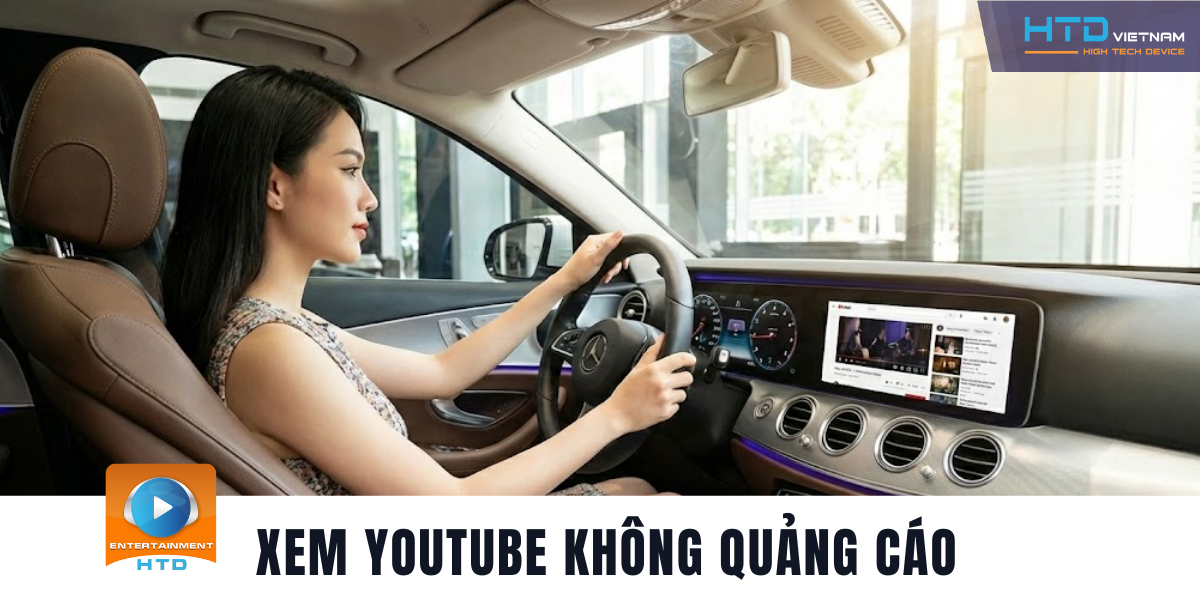 Android Box cho Mercedes E180 giải trí thông minh, sử dụng linh hoạt