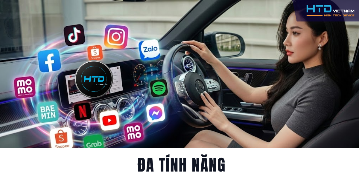 Android Box cho Mercedes GLB 35 AMG nâng cấp tiện ích chuẩn phong cách AMG