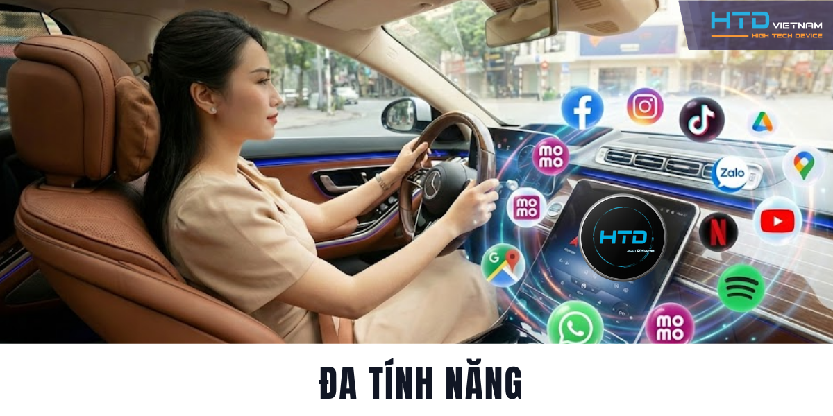 Android Box cho Mercedes S400 mở rộng tiện nghi cho sedan cao cấp